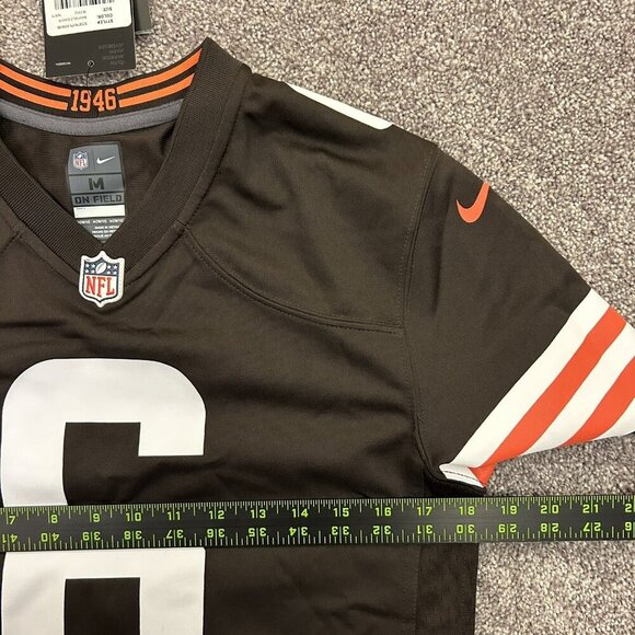 Nike Cleveland Browns NFL Mayfield #6 Football Jersey Youth Size M - NWT $85 - Picture 10 of 16